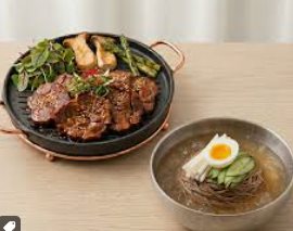 Mul NaengMyun + LA KalBi